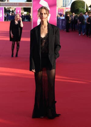 Romane Stabenrath on the red carpet at the 52nd Deauville American Film Festival on September 6, 2026. Photo by Denis Guignebourg, Bestimage. Red carpet at the 52nd Deauville American Film Festival on September 6, 2026, in Deauville, France.  Copyright: xDenisxGuignebourgx xBestimagexDenisxGuignebourgx xBestimagex