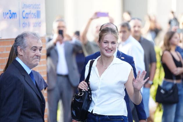 07-09-2026 Madrid Princess Leonor starting her Political Science studies at the Getafe campus of the Carlos III University of Madrid. No Spain Â  Copyright: xPPEx