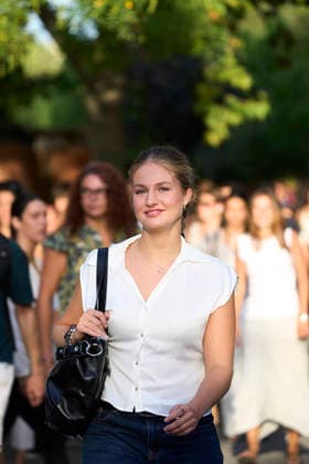 September 7, 2026, Getafe, Madrid, Spain: Crown Princess Leonor attends First Day at University at Carlos III University on September 7, 2026 in Getafe, Spain.Princess Leonor begins her university studies at Universidad Carlos III de Madrid, where she will study a degree in International Relations. Her arrival at university marks a new stage in her education following her studies at UWC Atlantic College in Wales and her military training at the General Military Academy in Zaragoza, the General Air Academy in San Javier and the Naval Military Academy in MaroÂ­n. Getafe Spain  - ZUMAg15_ 20260907_zaf_g15_032 Copyright: xJackxAbuinx