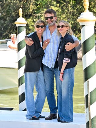 IPA88232344 - Venice, 83rd Venice International Film Festival 2026 - Day 6 - Arrivals at the Excelsior Hotel™s pier. Pictured: Anna Foglietta, Guido Caprino, Alba Rohrwacher  Copyright: xManuelexMangiarottix xPoolxPhotoxEventsx08x 88232344