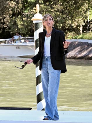 IPA88233227 - Venice, 83rd Venice International Film Festival 2026 - Day 6 - Arrivals at the Excelsior Hotel™s pier - Pictured: Anna Foglietta  Copyright: xSimonexComix xPoolxPhotoxEventsx08x 88233227