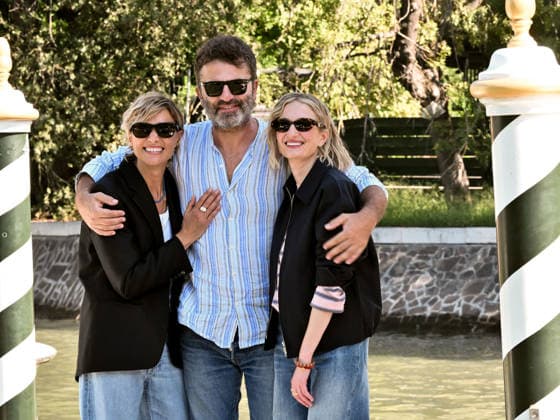 IPA88233238 - Venice, 83rd Venice International Film Festival 2026 - Day 6 - Arrivals at the Excelsior Hotel pier - Pictured: Anna Foglietta, Guido Caprino, Alba Rohrwacher  Copyright: xSimonexComix xPoolxPhotoxEventsx08x 88233238