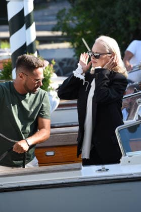 IPA88233728 - Venice: Pamela Anderson arrives at the Hotel Excelsior; pictured: Pamela Anderson  Copyright: xFRANCESCAxVIECELIx xFrancescaxViecelix 88233728