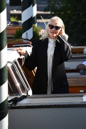 IPA88233743 - Venice: Pamela Anderson arrives at the Hotel Excelsior; pictured: Pamela Anderson  Copyright: xFRANCESCAxVIECELIx xFrancescaxViecelix 88233743