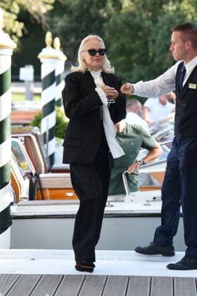 IPA88233736 - Venice: Pamela Anderson arrives at the Hotel Excelsior; pictured: Pamela Anderson  Copyright: xFRANCESCAxVIECELIx xFrancescaxViecelix 88233736