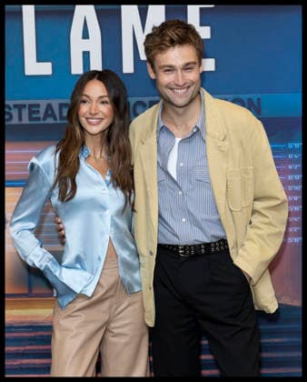 . 07 09 2026. London, United Kingdom. Michelle Keegan and Douglas Booth at the launch in London of the ITV drama series The Blame.  xStephenxLockx xi-Imagesx IIM-26987-0012