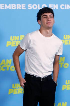 September 7, 2026, Madrid, Community Of Madrid, Spain: Spanish young actor ISRAEL MENENDEZ poses for photographers during the photocall presentation of the upcoming family comedy film Un Plan Perfecto at the Sony Pictures offices on Monday, September 7, 2026, in Madrid, Spain. Known for his role in the series Ayla y los Mirror , the rising young talent stars in this holiday feature about the struggling Ibanez family, who discover an unfinished underground tunnel in their basement and attempt an audacious bank heist to avoid imminent eviction. Directed by MARIA PULIDO (not pictured) and featuring an ensemble cast including JORDI SANCHEZ (not pictured) and LEO HARLEM (not pictured), the film is presented by Sony Pictures International Prod - ZUMAo127 20260907_zep_o127_043 Copyright: xHugoxOrtunox