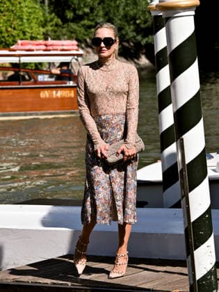 IPA88234677 - Venice, 83rd Venice International Film Festival 2026 - Day 6 - Arrivals at the Excelsior Hotel pier - Pictured: Carolina Crescentini  Copyright: xSimonexComix xPoolxPhotoxEventsx08x 88234677