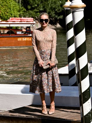 IPA88234681 - Venice, 83rd Venice International Film Festival 2026 - Day 6 - Arrivals at the Excelsior Hotel pier - Pictured: Carolina Crescentini  Copyright: xSimonexComix xPoolxPhotoxEventsx08x 88234681