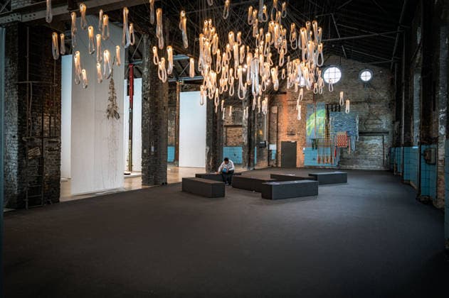 Berlin Reinickendorf Wilhelm Hallen Wilhelmhallen on Kopenhagener Straße, a listed former industrial site, emerging hub of the creative industries Art Festival Hallen 07 Berlin Art Week 2026 July 9, 2026 Berlin