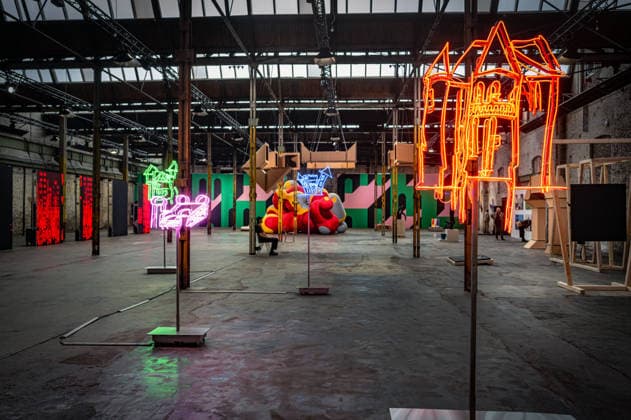 Berlin Reinickendorf Wilhelm Hallen Wilhelmhallen on Kopenhagener Straße, a historic former industrial site, a newly emerging hub for the creative industries Art Festival Hallen 07 Berlin Art Week 2026 July 9, 2026 Berlin