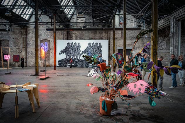 Berlin Reinickendorf Wilhelm Hallen Wilhelmhallen on Kopenhagener Straße, a historic former industrial site, a newly emerging hub for the creative industries Art Festival Hallen 07 Berlin Art Week 2026 July 9, 2026 Berlin