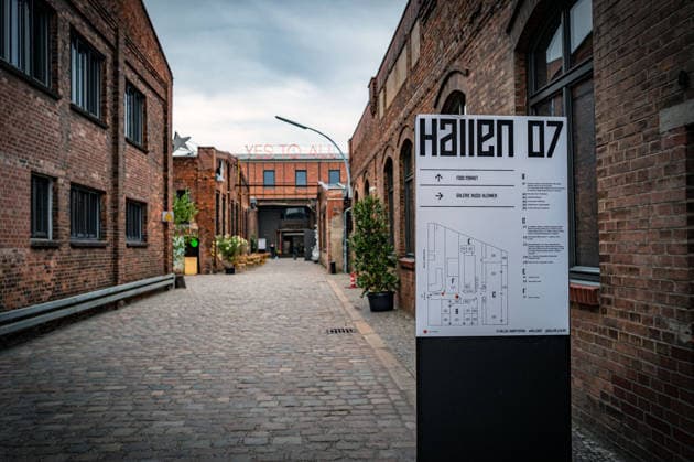 Berlin Reinickendorf Wilhelm Hallen Wilhelmhallen on Kopenhagener Straße, a historic former industrial site, a newly emerging hub for the creative industries Art Festival Hallen 07 Berlin Art Week 2026 July 9, 2026 Berlin