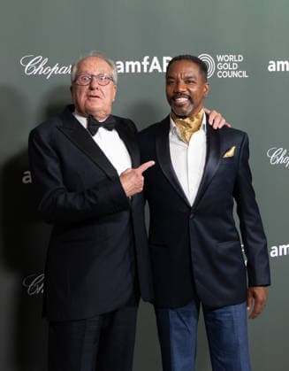 amfAR Gala Venezia 2026 VENICE, ITALY - SEPTEMBER 06: Geoffrey Rush and Rodney Hicks attend the amfAR Gala Venezia 2026 presented by World Gold Council at Hilton Molino Stucky on September 06, 2026 in Venice, Italy. CAP KA Kristina Afanasyeva Venice ITALY Copyright: xKristinaxAfanasyeva CapitalxPicturesx