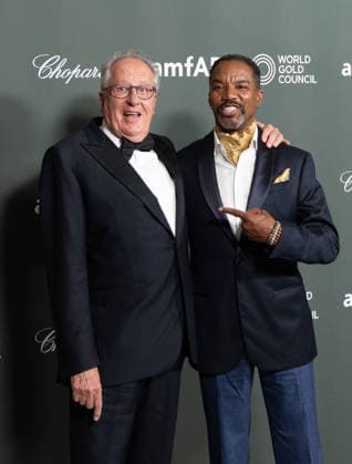amfAR Gala Venezia 2026 VENICE, ITALY - SEPTEMBER 06: Geoffrey Rush and Rodney Hicks attend the amfAR Gala Venezia 2026 presented by World Gold Council at Hilton Molino Stucky on September 06, 2026 in Venice, Italy. CAP KA Kristina Afanasyeva Venice ITALY Copyright: xKristinaxAfanasyeva CapitalxPicturesx