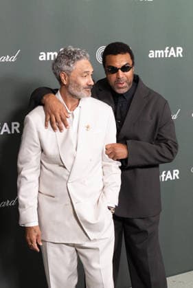 amfAR Gala Venezia 2026 VENICE, ITALY - SEPTEMBER 06: Taika Waititi and a guest attend the amfAR Gala Venezia 2026 presented by World Gold Council at Hilton Molino Stucky on September 06, 2026 in Venice, Italy. CAP KA Kristina Afanasyeva Venice ITALY Copyright: xKristinaxAfanasyeva CapitalxPicturesx