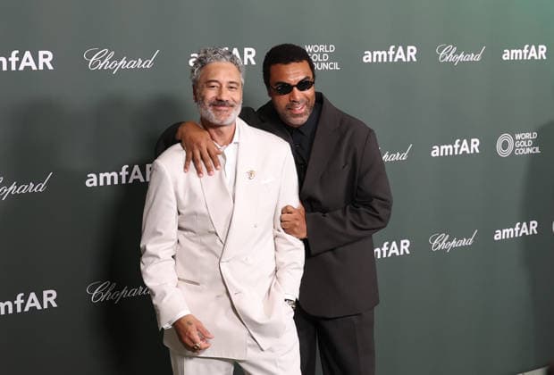 amfAR Gala Venezia 2026 VENICE, ITALY - SEPTEMBER 06: Taika Waititi and a guest attend the amfAR Gala Venezia 2026 presented by World Gold Council at Hilton Molino Stucky on September 06, 2026 in Venice, Italy. CAP KA Kristina Afanasyeva Venice ITALY Copyright: xKristinaxAfanasyeva CapitalxPicturesx