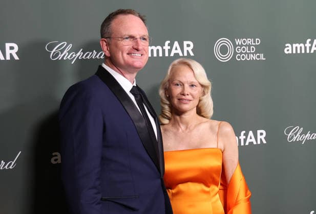 amfAR Gala Venezia 2026 VENICE, ITALY - SEPTEMBER 06: Kyle Clifford and Pamela Anderson attend the amfAR Gala Venezia 2026 presented by World Gold Council at Hilton Molino Stucky on September 06, 2026 in Venice, Italy. CAP KA Kristina Afanasyeva Venice ITALY Copyright: xKristinaxAfanasyeva CapitalxPicturesx