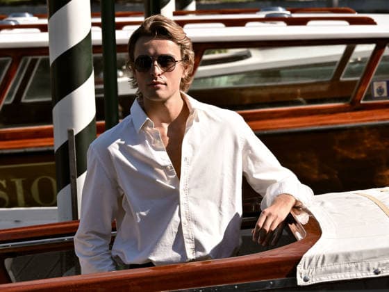 IPA88237445 - Venice, 83rd Venice International Film Festival 2026 - Day 6 - Arrivals at the Excelsior Hotel pier - Pictured: Ryan Prevedel  Copyright: xManuelexMangiarottix xPoolxPhotoxEventsx08x 88237445