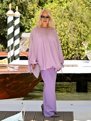 IPA88237769 - Venice, 83rd Venice International Film Festival 2026 - Day 6 - Arrivals at the Excelsior Hotel pier - Pictured: PAMELA ANDERSON  Copyright: xManuelexMangiarottix xPoolxPhotoxEventsx08x 88237769
