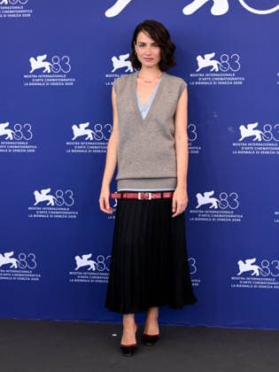 IPA88239851 - Venice, 83rd Venice International Film Festival 2026 - Day 6 - Photocall for *L™estranea* - Pictured: Romana Maggiora Vergano  Copyright: xAlbertoxTerenghix xPoolxPhotoxEventsx08x 88239851