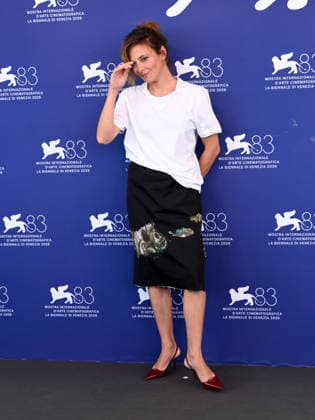 IPA88239863 - Venice, 83rd Venice International Film Festival 2026 - Day 6 - Photocall for *L™estranea* - Pictured: Jasmine Trinca  Copyright: xAlbertoxTerenghix xPoolxPhotoxEventsx08x 88239863