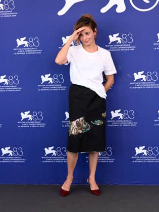 IPA88239864 - Venice, 83rd Venice International Film Festival 2026 - Day 6 - Photocall for *L™estranea* - Pictured: Jasmine Trinca  Copyright: xAlbertoxTerenghix xPoolxPhotoxEventsx08x 88239864