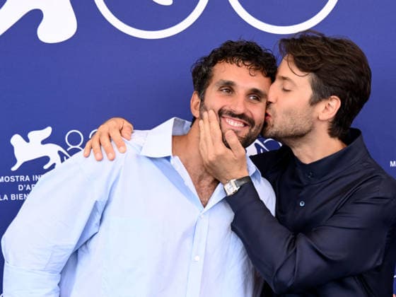 IPA88239928 - Venice, 83rd Venice International Film Festival 2026 - Day 6 - Photocall for *L™estranea* - Pictured: Salvatore De Chirico, Paolo Strippoli  Copyright: xAlbertoxTerenghix xPoolxPhotoxEventsx08x 88239928
