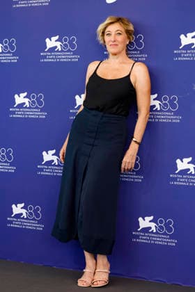 September 7, 2026, Venice, ITALY: Italian actor Valeria Bruni Tedeschi poses for the photocall of the ˜L™Estranea (The Spiral) at the 83rd annual Venice International Film Festival, in Venice, Italy, 07 September 2026. The movie is presented in official competition Venezia83 at the festival running from 02 to 12 September 2026. ANSA FABIO FRUSTACI. Venice ITALY  - ZUMAa110 20260907_zaf_a110_038 Copyright: xFabioxFrustacix