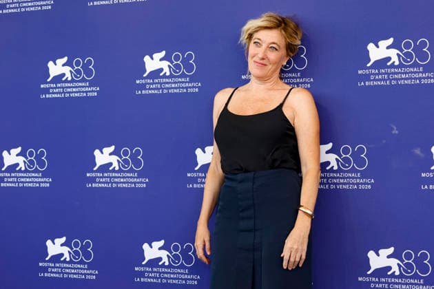 September 7, 2026, Venice, ITALY: Italian actor Valeria Bruni Tedeschi poses for the photocall of the ˜L™Estranea (The Spiral) at the 83rd annual Venice International Film Festival, in Venice, Italy, 07 September 2026. The movie is presented in official competition Venezia83 at the festival running from 02 to 12 September 2026. ANSA FABIO FRUSTACI. Venice ITALY  - ZUMAa110 20260907_zaf_a110_039 Copyright: xFabioxFrustacix