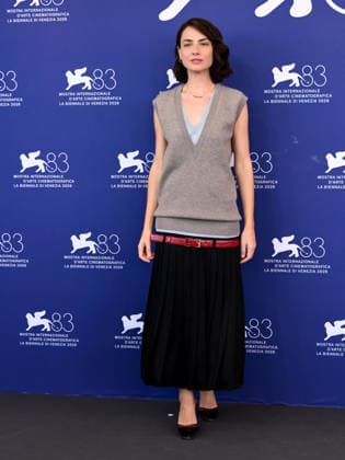 IPA88239840 - Venice, 83rd Venice International Film Festival 2026 - Day 6 - photocall for *L™estranea* - Pictured: Romana Maggiora Vergano  Copyright: xAlbertoxTerenghix xPoolxPhotoxEventsx08x IPA88239840