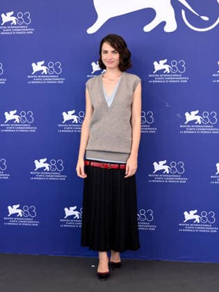 IPA88239842 - Venice, 83rd Venice International Film Festival 2026 - Day 6 - Photocall for *L™estranea* - Pictured: Romana Maggiora Vergano  Copyright: xAlbertoxTerenghix xPoolxPhotoxEventsx08x IPA88239842