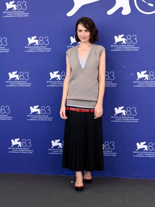 IPA88239843 - Venice, 83rd Venice International Film Festival 2026 - Day 6 - Photocall for *L™estranea* - Pictured: Romana Maggiora Vergano  Copyright: xAlbertoxTerenghix xPoolxPhotoxEventsx08x IPA88239843