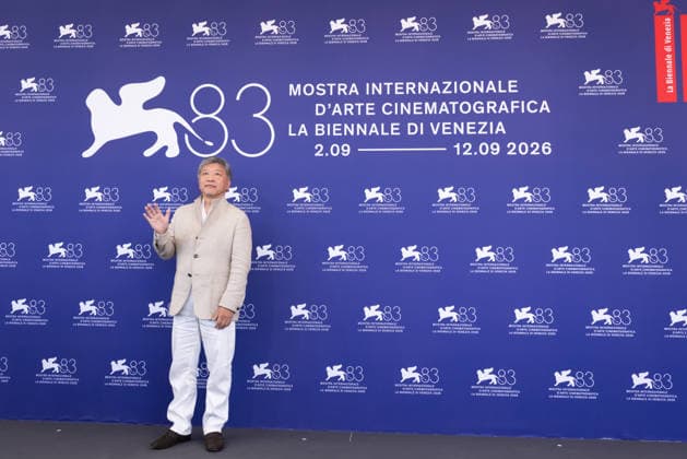 Look Back Photocall - The 83rd Venice International Film Festival Hirokazu Koreeda at the Look Back photocall at The 83rd Venice International Film Festival on September 07, 2026 in Venice, Italy.  Copyright: xKazukoxWakayamax