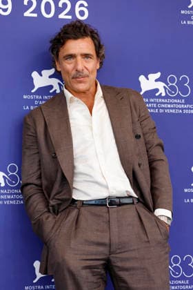 September 7, 2026, Venice, ITALY: Italian actor Adriano Giannini poses for the photocall of the ˜L™Estranea (The Spiral) at the 83rd annual Venice International Film Festival, in Venice, Italy, 07 September 2026. The movie is presented in official competition Venezia83 at the festival running from 02 to 12 September 2026. ANSA FABIO FRUSTACI. Venice ITALY  - ZUMAa110 20260907_zaf_a110_051 Copyright: xFabioxFrustacix