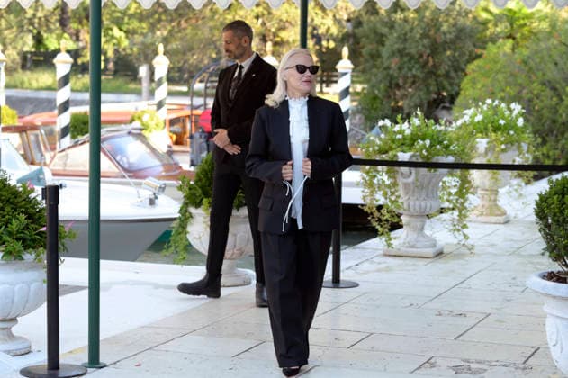 Pamela Anderson arriving at the pier of the Hotel Excelsior at the 2026 Venice Biennale, the 83rd Venice International Film Festival, Venice, September 7, 2026 Foto:xA.xM.xTinghinox xFuturexImagex anderson_6919