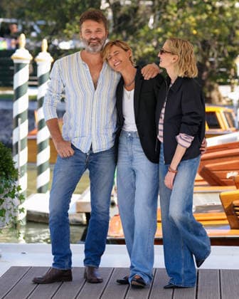 Guido Caprino, Anna Foglietta, and Alba Rohrwacher are seen during the 83rd Venice International Film Festival on September 7, 2026, in Venice, Italy. Lucia Sabatelli, Venice, Italy  Copyright: xLuciaxSabatellix xBestimagexLuciaxSabatellix xBestimagex