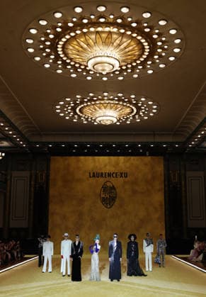 (260907) -- BEIJING, Sept. 7, 2026 -- Models present creations as part of the latest Haute Couture collection by Chinese designer Laurence Xu during the opening ceremony of SS2027 Beijing Fashion Week in Beijing, capital of China, Sept. 7, 2026. SS2027 Beijing Fashion Week kicked off on Monday. ) CHINA-BEIJING-SS2027 BEIJING FASHION WEEK-LAURENCE XU (CN) ZhangxChenlin 