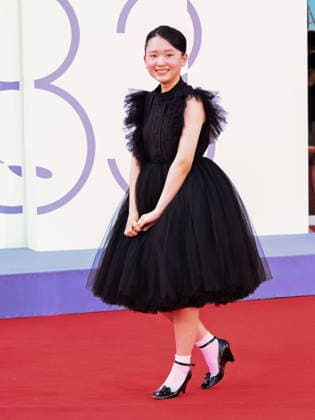 IPA88243076 - Venice, 83rd Venice International Film Festival 2026 - Night 6 - Red Carpet for the film LOOK BACK - Pictured: Furi Nanase  Copyright: xAlbertoxTerenghix xPoolxPhotoxEventsx08x IPA88243076