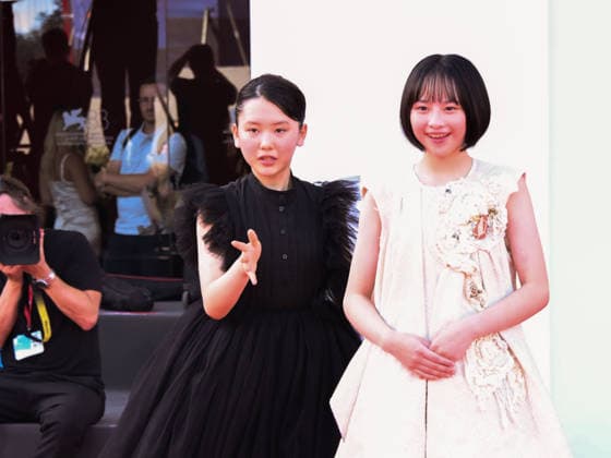 IPA88243066 - Venice, 83rd Venice International Film Festival 2026 - Night 6 - Red Carpet for the film LOOK BACK - Pictured: Rokka Okada, Furi Nanase  Copyright: xAlbertoxTerenghix xPoolxPhotoxEventsx08x IPA88243066