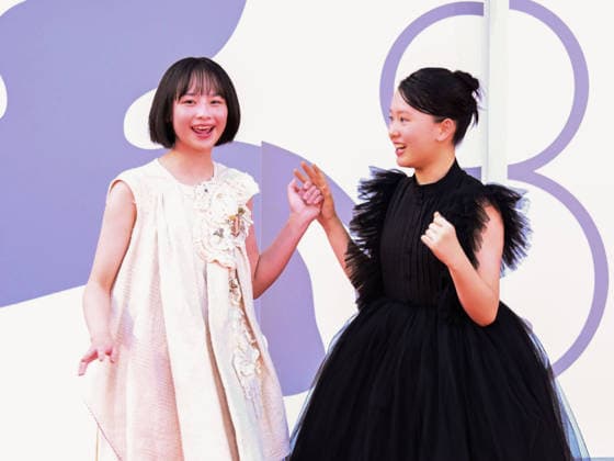IPA88243073 - Venice, 83rd Venice International Film Festival 2026 - Night 6 - Red Carpet for the film LOOK BACK - Pictured: Rokka Okada, Furi Nanase  Copyright: xAlbertoxTerenghix xPoolxPhotoxEventsx08x IPA88243073