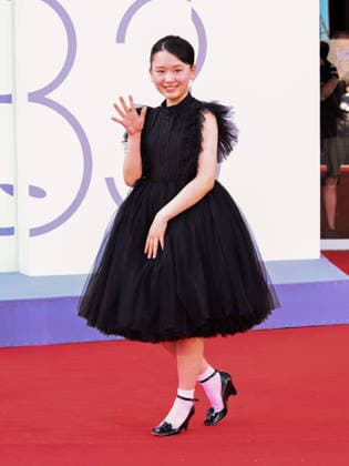 IPA88243077 - Venice, 83rd Venice International Film Festival 2026 - Night 6 - Red Carpet for the film LOOK BACK - Pictured: Furi Nanase  Copyright: xAlbertoxTerenghix xPoolxPhotoxEventsx08x IPA88243077