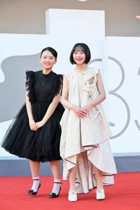 September 7, 2026, Venice, Rome, Italy: Furi Nanase and Rokka Okada on the red carpet for the film Look Back at the 83rd Venice International Film Festival, Venice, September 7, 2026 Venice Italy  - ZUMAa289 20260907_zia_a289_253 Copyright: xMariaxLauraxAntonellix xAgfx