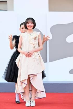 September 7, 2026, Venice, Rome, Italy: Furi Nanase and Rokka Okada on the red carpet for the film Look Back at the 83rd Venice International Film Festival, Venice, September 7, 2026 Venice Italy  - ZUMAa289 20260907_zia_a289_254 Copyright: xMariaxLauraxAntonellix xAgfx