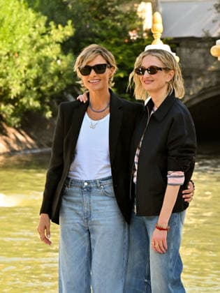 IPA88232632 - Venice, 83rd Venice International Film Festival 2026 - Day 6 - Arrivals at the Excelsior Hotel pier - Pictured: Alba Rohrwacher and Anna Foglietta  Copyright: xManuelexMangiarottix xPoolxPhotoxEventsx08x IPA88232632