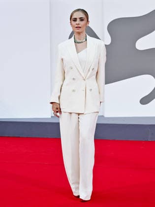 IPA88245556 - Venice, 83rd Venice International Film Festival 2026 - Night 6. Red carpet for the film L™estranea. Pictured: Greta Scarano  Copyright: xSIMONExCOMIx xx IPA88245556