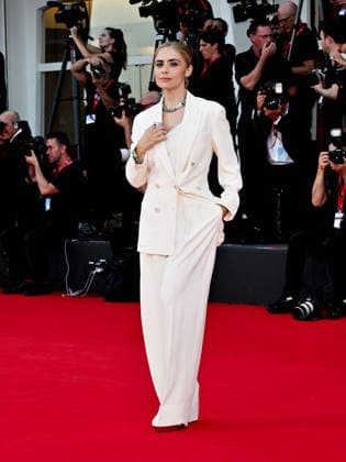 IPA88245557 - Venice, 83rd Venice International Film Festival 2026 - Night 6. Red carpet for the film L™estranea. Pictured: Greta Scarano  Copyright: xSIMONExCOMIx xx IPA88245557