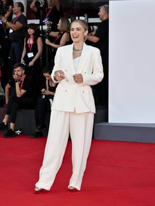 IPA88245563 - Venice, 83rd Venice International Film Festival 2026 - Night 6. Red carpet for the film L™estranea. Pictured: Greta Scarano  Copyright: xSIMONExCOMIx xx IPA88245563