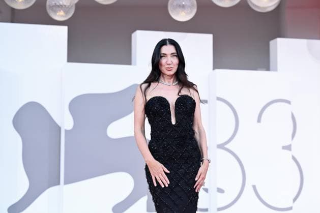 September 7, 2026, Venice, Rome, Italy: Elisabetta Franchi on the red carpet for the film The Stranger at the 83rd Venice International Film Festival, Venice, September 7, 2026. Venice Italy  - ZUMAa289 20260907_zia_a289_345 Copyright: xMariaxLauraxAntonellix xAgfx