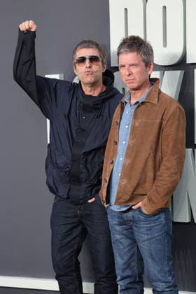 . 07 09 2026. London, United Kingdom. Noel and Liam Gallagher arriving at the Oasis: Don t Look Back in Anger premiere in London.  xStephenxLockx xi-Imagesx IIM-26988-0004